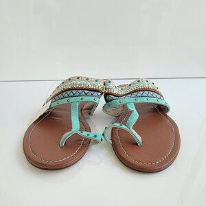 Aloha Island Embellished Thong Sandal
